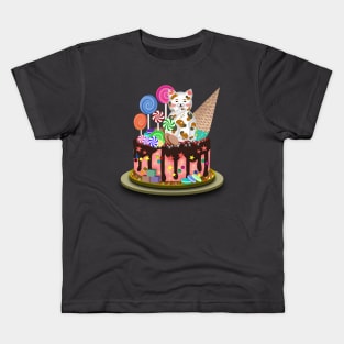 Birthday cake - Happy birthday for the loved one Kids T-Shirt